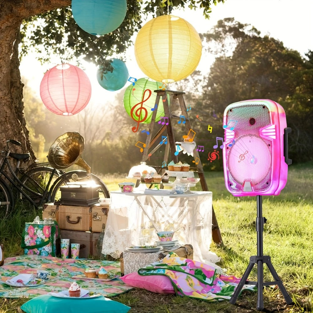 Portable Karaoke System, RGB, Remote Control, Rechargeable for Parties and Karaoke detail image - detail view 6