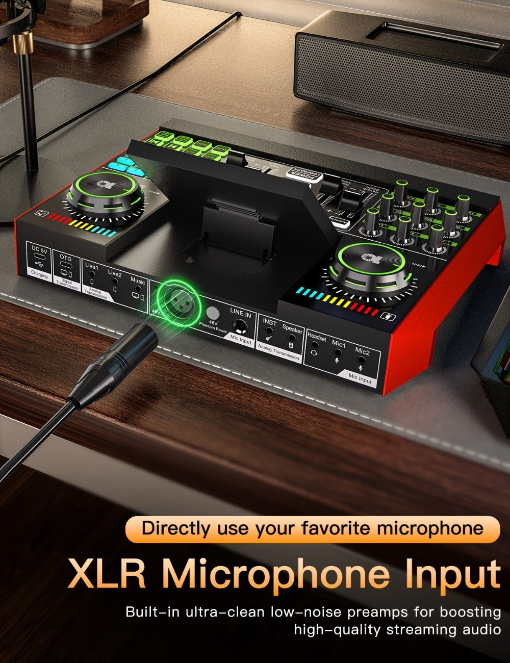 Portable Karaoke System, USB, Wireless, G10, Professional, Podcast for Parties and Karaoke detail image - detail view 14