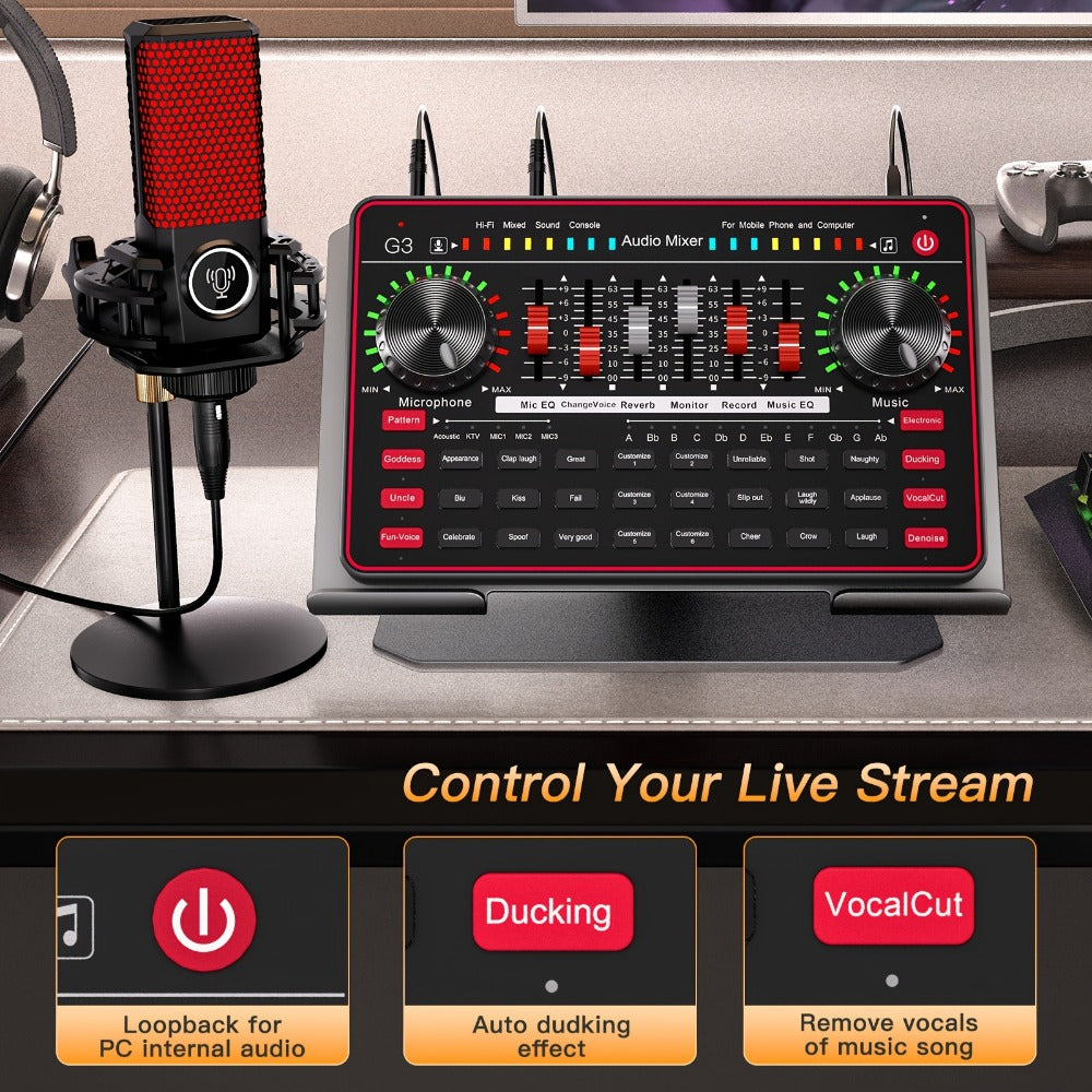 Portable Karaoke System, Wireless, USB, Podcast, Influencer, KOL for Parties and Karaoke detail image - detail view 7