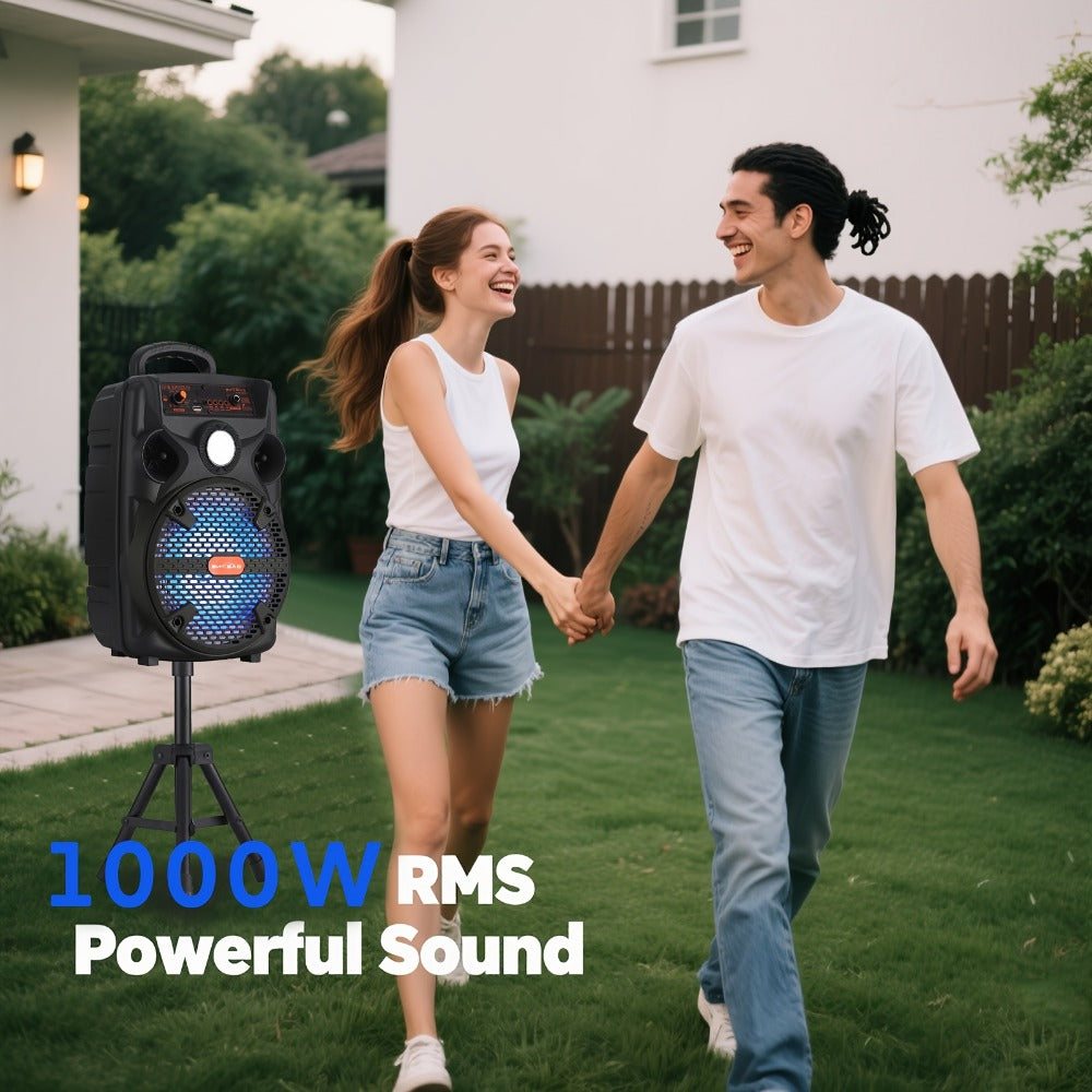 Portable PA Speaker, 1000W, Wireless, USB, BT/TF/TWS/USB/AUX, 1000W for Parties detail image - detail view 4