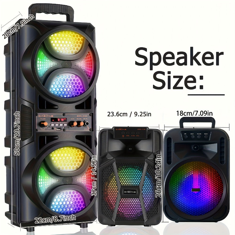 Portable PA Speaker, 10m, RGB, Remote Control, System, Wireless for Parties and Karaoke detail image