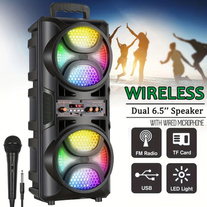 Portable PA Speaker, 10m, RGB, Remote Control, System, Wireless for Parties and Karaoke detail image - detail view 3