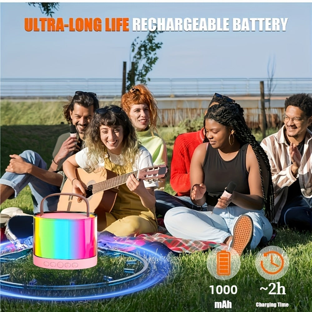 Portable PA Speaker, 10W, Wireless, USB-C, Two, Microphones for Parties and Karaoke detail image - detail view 15