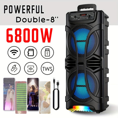 Portable PA Speaker shown in the Black option
