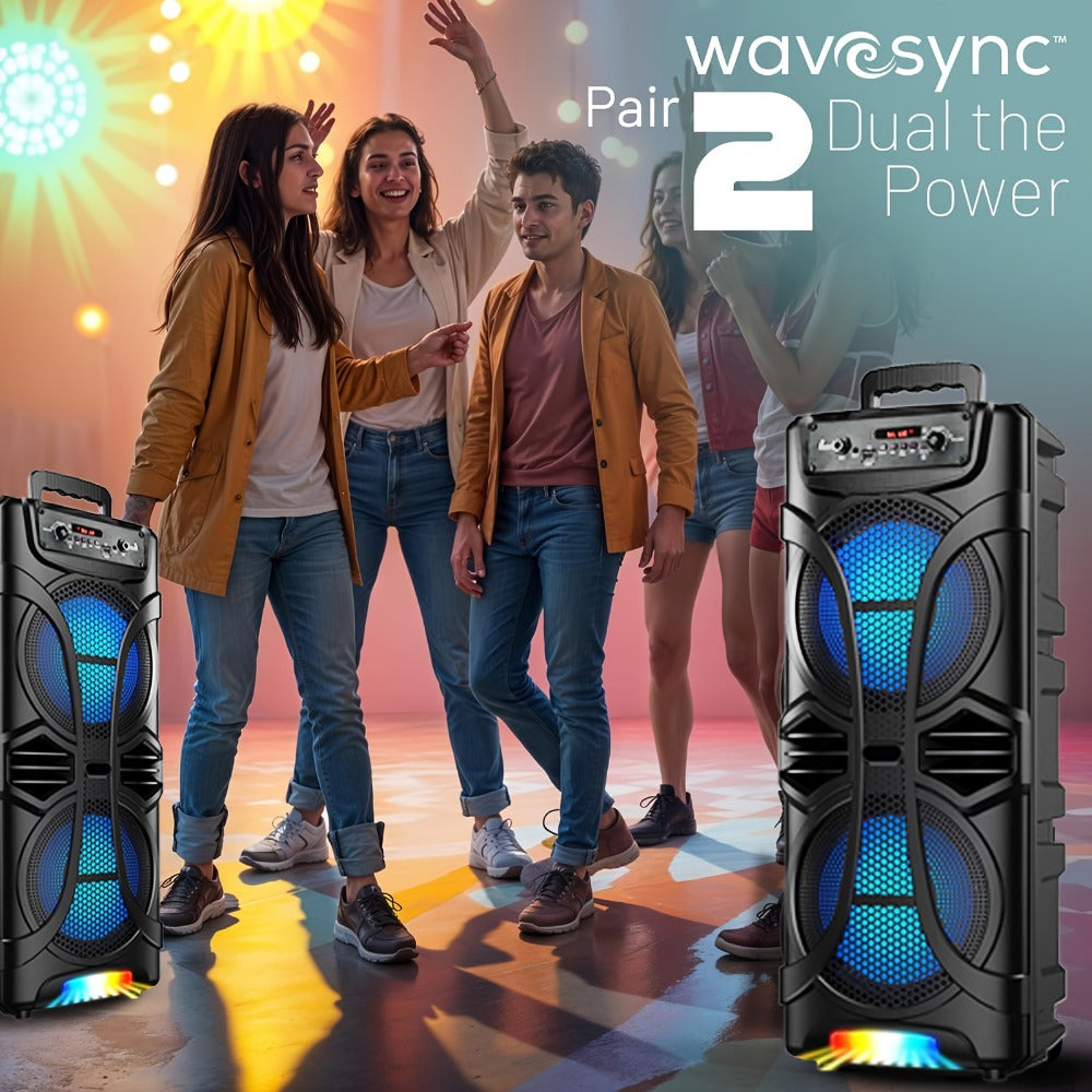 Portable PA Speaker, Bluetooth, Wireless, System, Rechargeable for Parties and Karaoke detail image - detail view 10