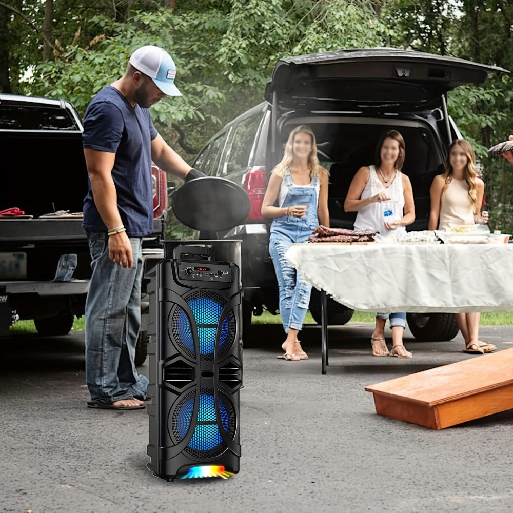 Portable PA Speaker, Bluetooth, Wireless, System, Rechargeable for Parties and Karaoke detail image - detail view 3