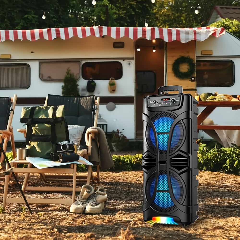 Portable PA Speaker, Bluetooth, Wireless, System, Rechargeable for Parties and Karaoke detail image - detail view 4