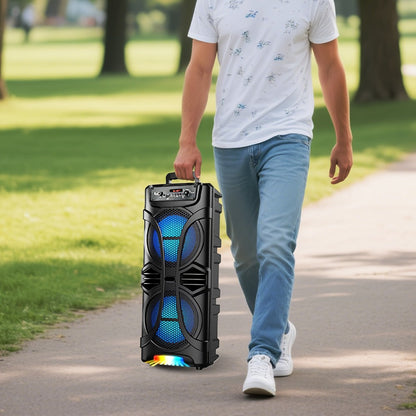 Portable PA Speaker, Bluetooth, Wireless, System, Rechargeable for Parties and Karaoke detail image - detail view 5