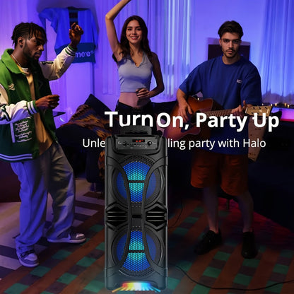 Portable PA Speaker, Bluetooth, Wireless, System, Rechargeable for Parties and Karaoke detail image - detail view 6