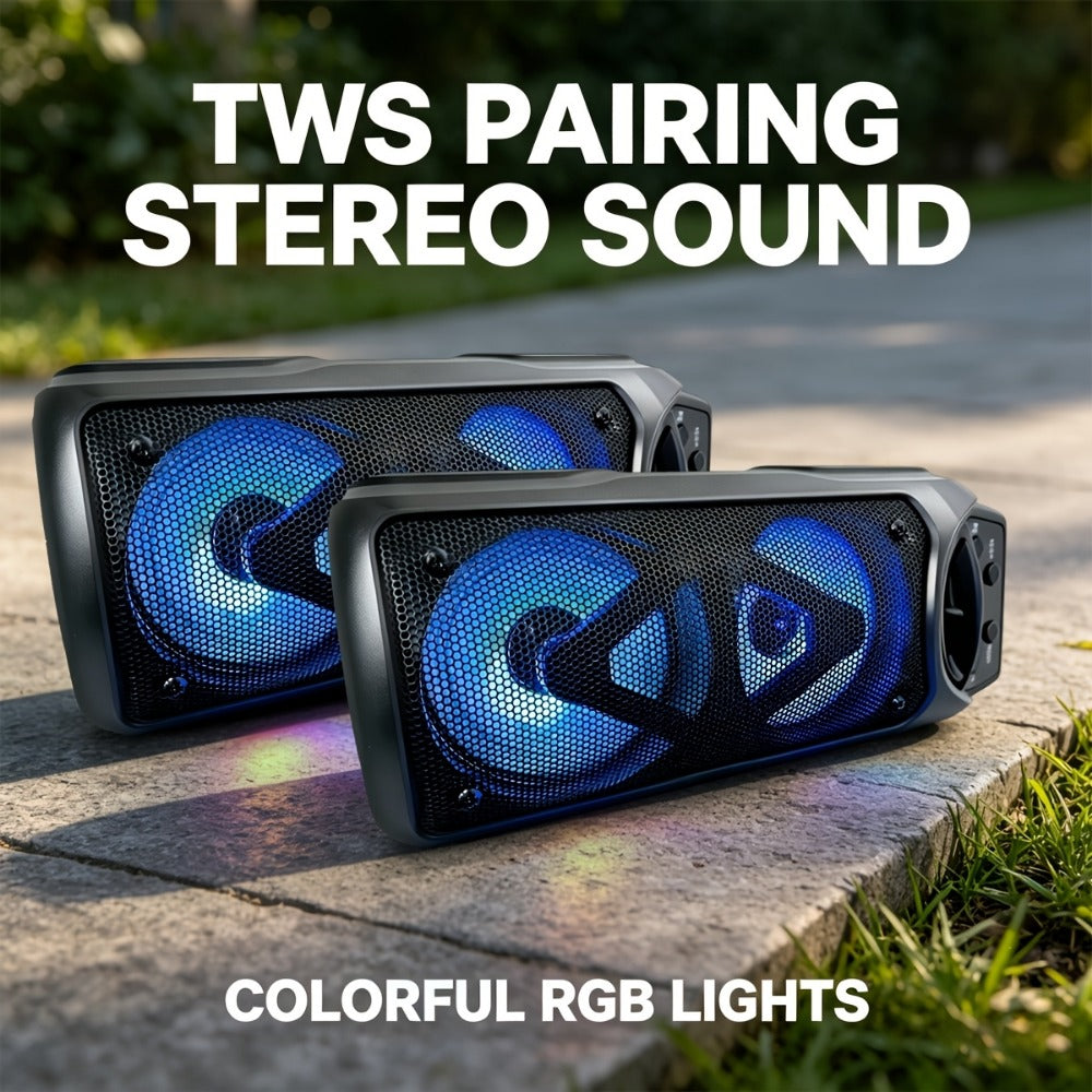 Portable PA Speaker, RGB, Wireless, Easter/Mother, Day for Parties and Karaoke detail image - detail view 10