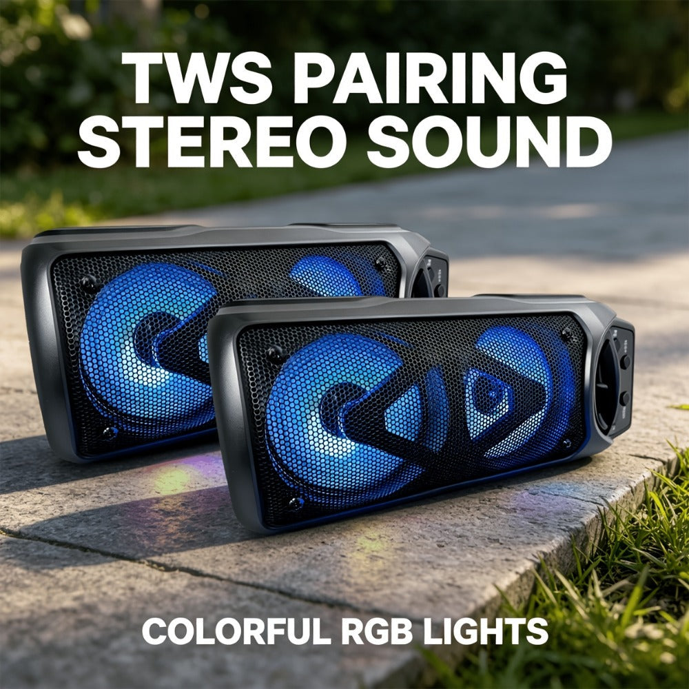 Portable PA Speaker, RGB, Wireless, Easter/Mother, Day for Parties and Karaoke detail image - detail view 5