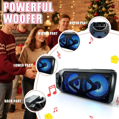 Portable PA Speaker, RGB, Wireless, Easter/Mother, Day for Parties and Karaoke detail image - detail view 6