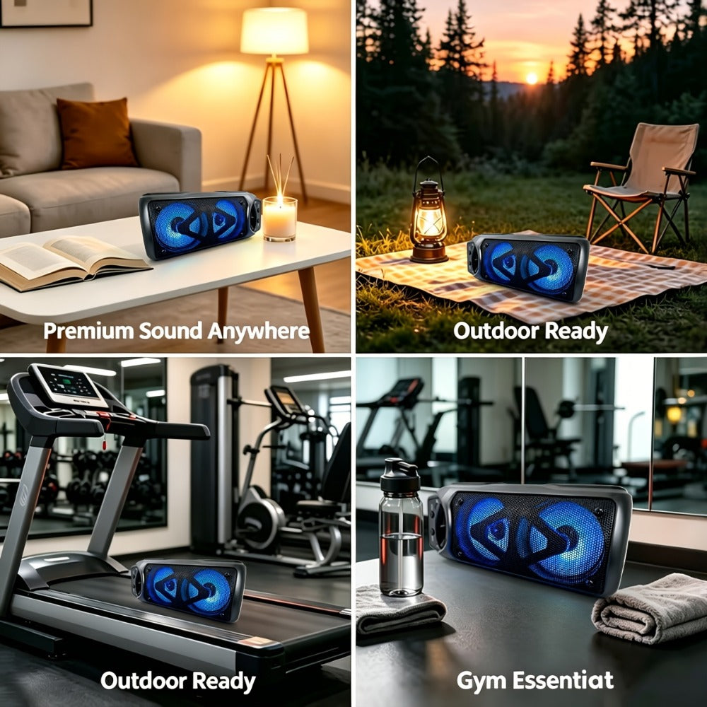 Portable PA Speaker, RGB, Wireless, Easter/Mother, Day for Parties and Karaoke detail image - detail view 9