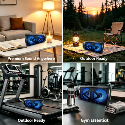 Portable PA Speaker, RGB, Wireless, Easter/Mother, Day for Parties and Karaoke detail image - detail view 9
