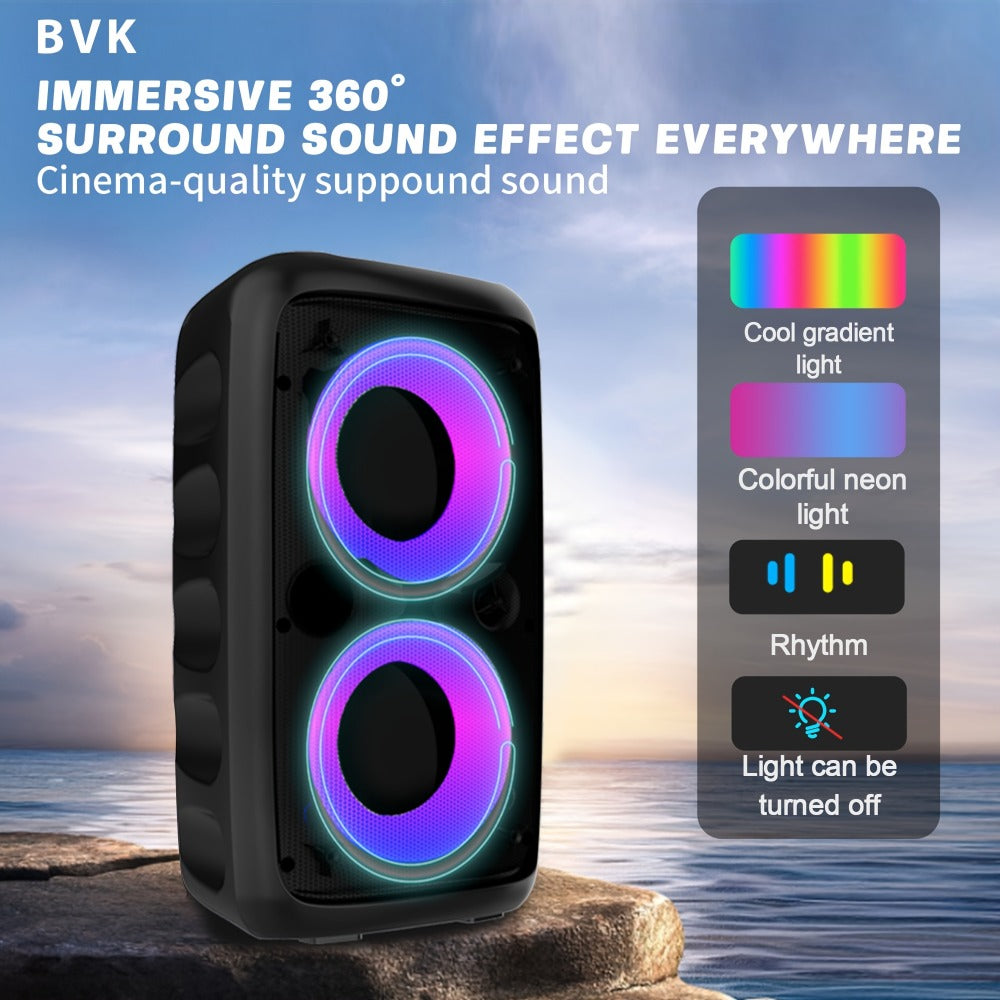 Portable PA Speaker, Upgraded MOS-1265-1 Wireless, RGB, Wireless, MOS-1265, Enhanced detail image - detail view 10