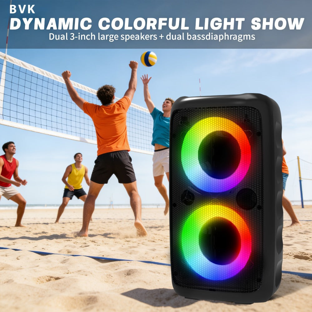Portable PA Speaker, Upgraded MOS-1265-1 Wireless, RGB, Wireless, MOS-1265, Enhanced detail image - detail view 12