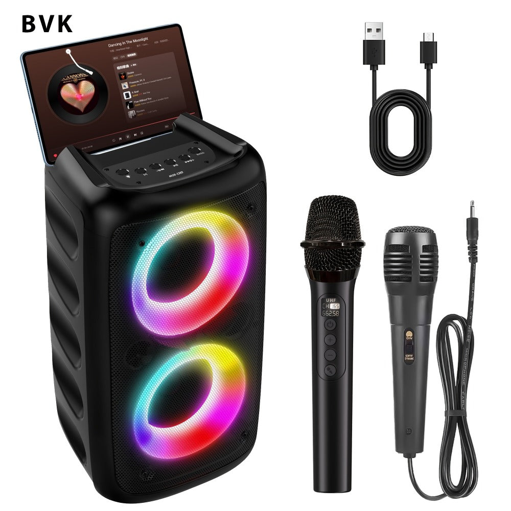 Portable PA Speaker, Upgraded MOS-1265-1 Wireless, RGB, Wireless, MOS-1265, Enhanced detail image - detail view 5