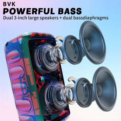 Portable PA Speaker, Upgraded MOS-1265-1 Wireless, RGB, Wireless, MOS-1265, Enhanced detail image - detail view 8