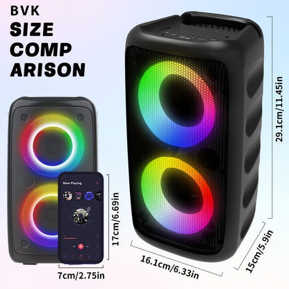 Portable PA Speaker shown in the Upgraded MOS-1265-1 Wireless Microphone option
