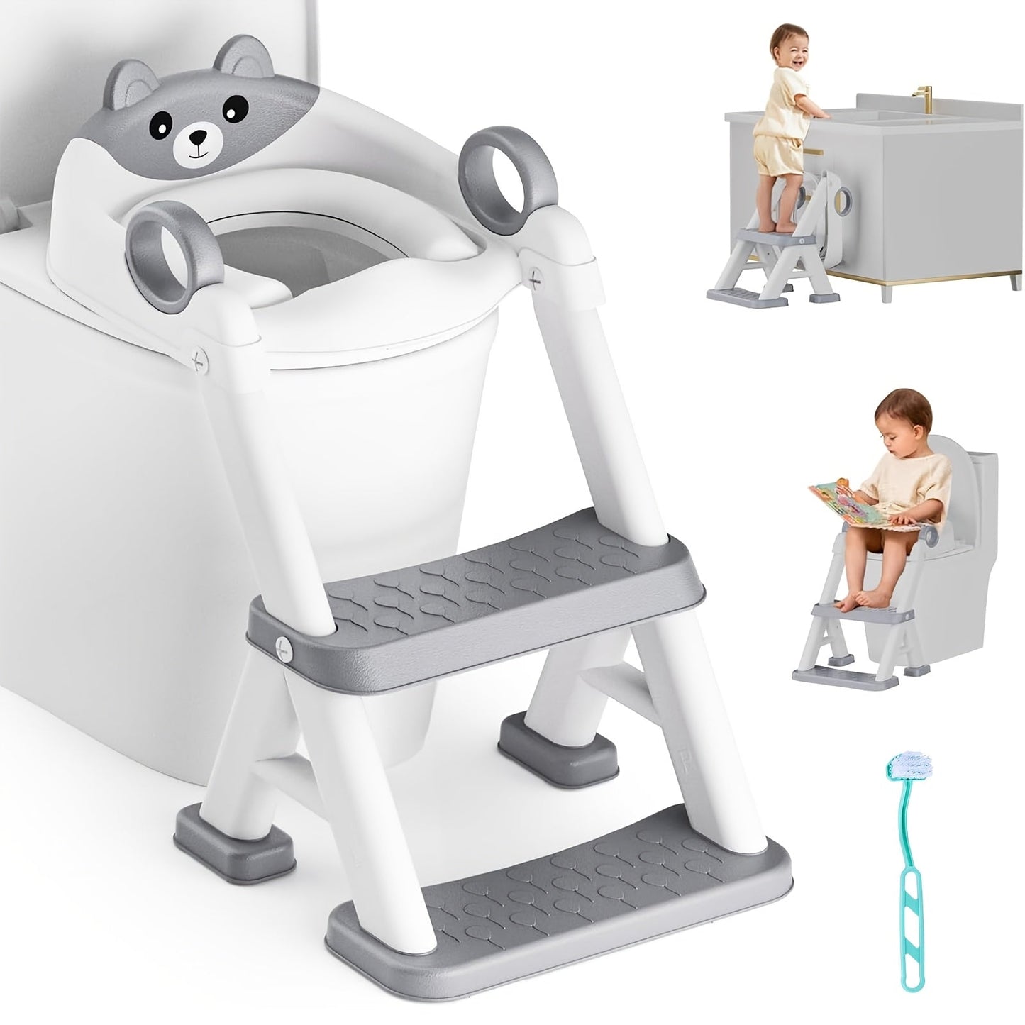 Potty Training Seat - Non-Slip Toilet Upgraded 2-In-1 variant image