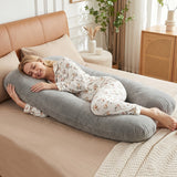 Gray Upgraded U-Shaped Neck Pillow