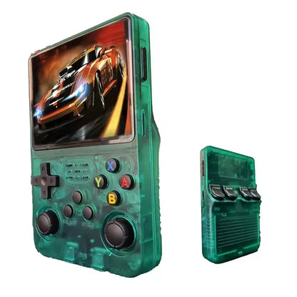 R36S Handheld Game Console – 3.5" IPS RK3326 Retro Emulator 20+ Systems 64GB 128GB Plug and Play 6hr Battery 18 Colors PS1 NES SNES GBA N64 SEGA