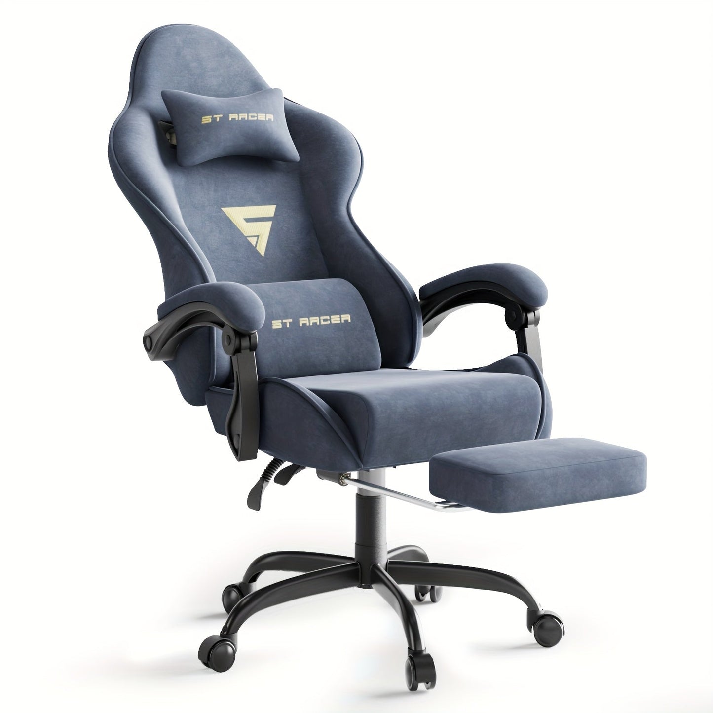 Gaming Chair shown in the Blue option