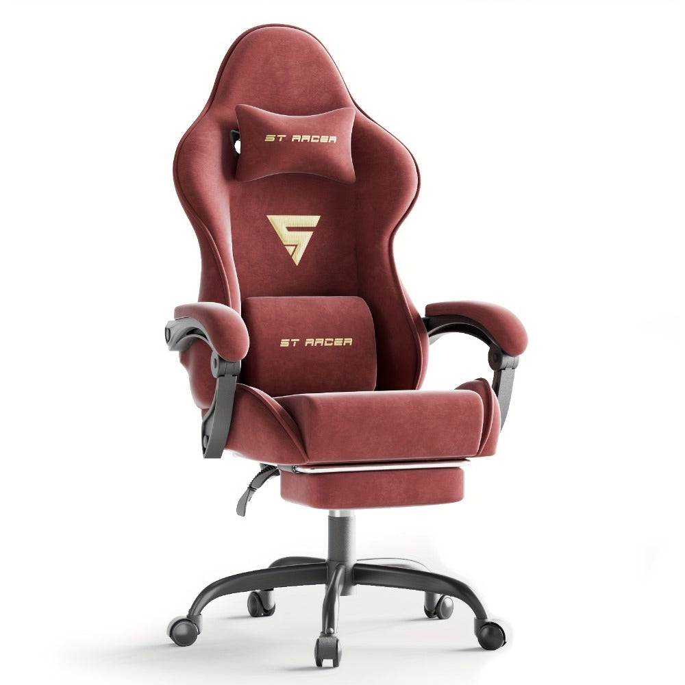 Reclining Fabric Gaming Chair, Reclining Computer Chair for Comfortable Everyday Seating detail image - detail view 22