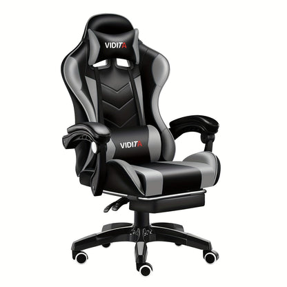 Gaming Chair shown in the Black With Gray option