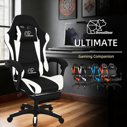 Reclining Faux Leather Gaming Chair with High Back for Home Office detail image - detail view 17