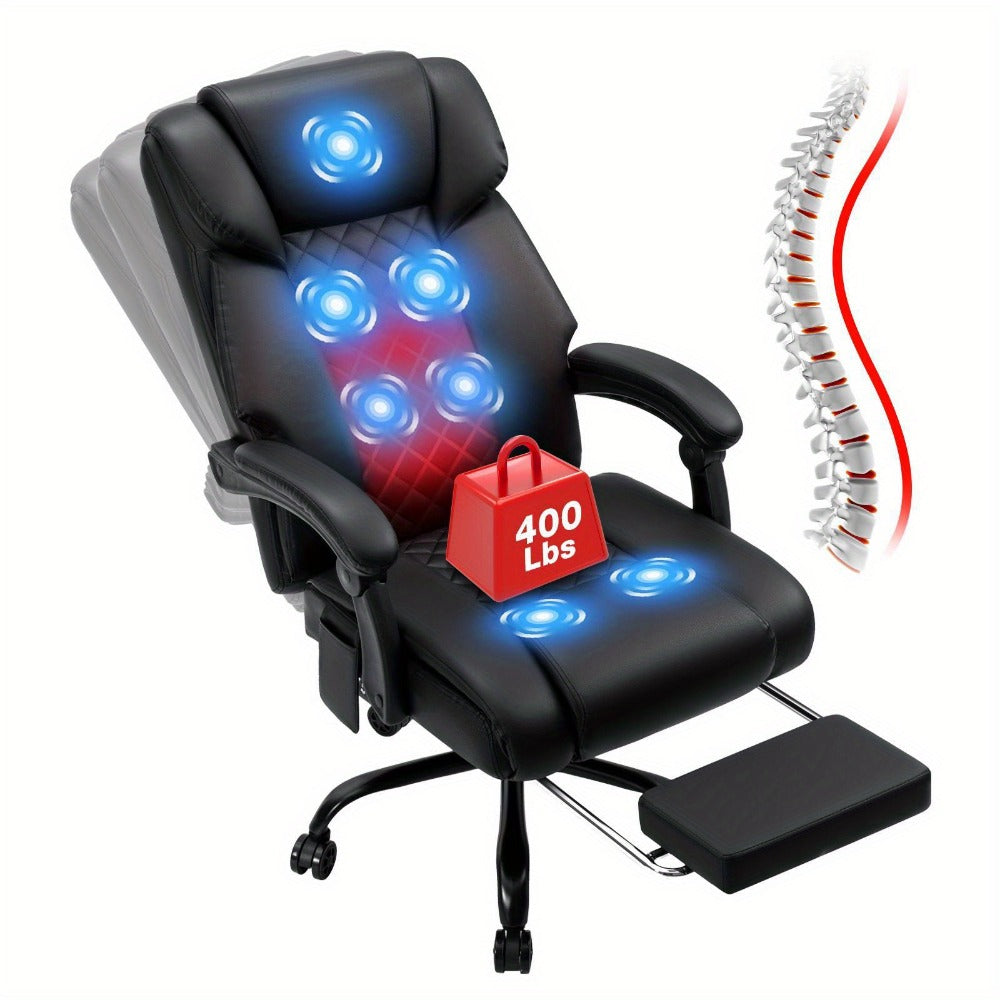 Reclining Office Chair with High Back for Comfortable Everyday Seating in Home Office detail image - detail view 14