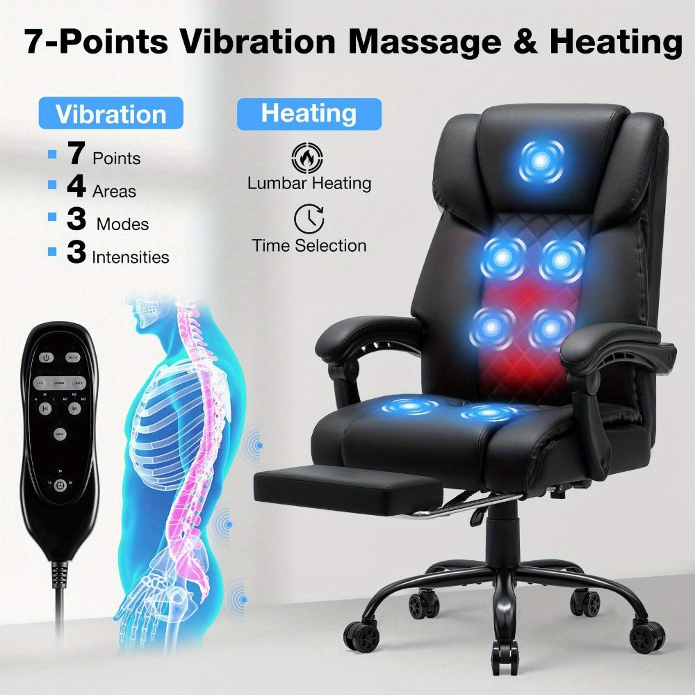 Reclining Office Chair with High Back for Comfortable Everyday Seating in Home Office detail image - detail view 15
