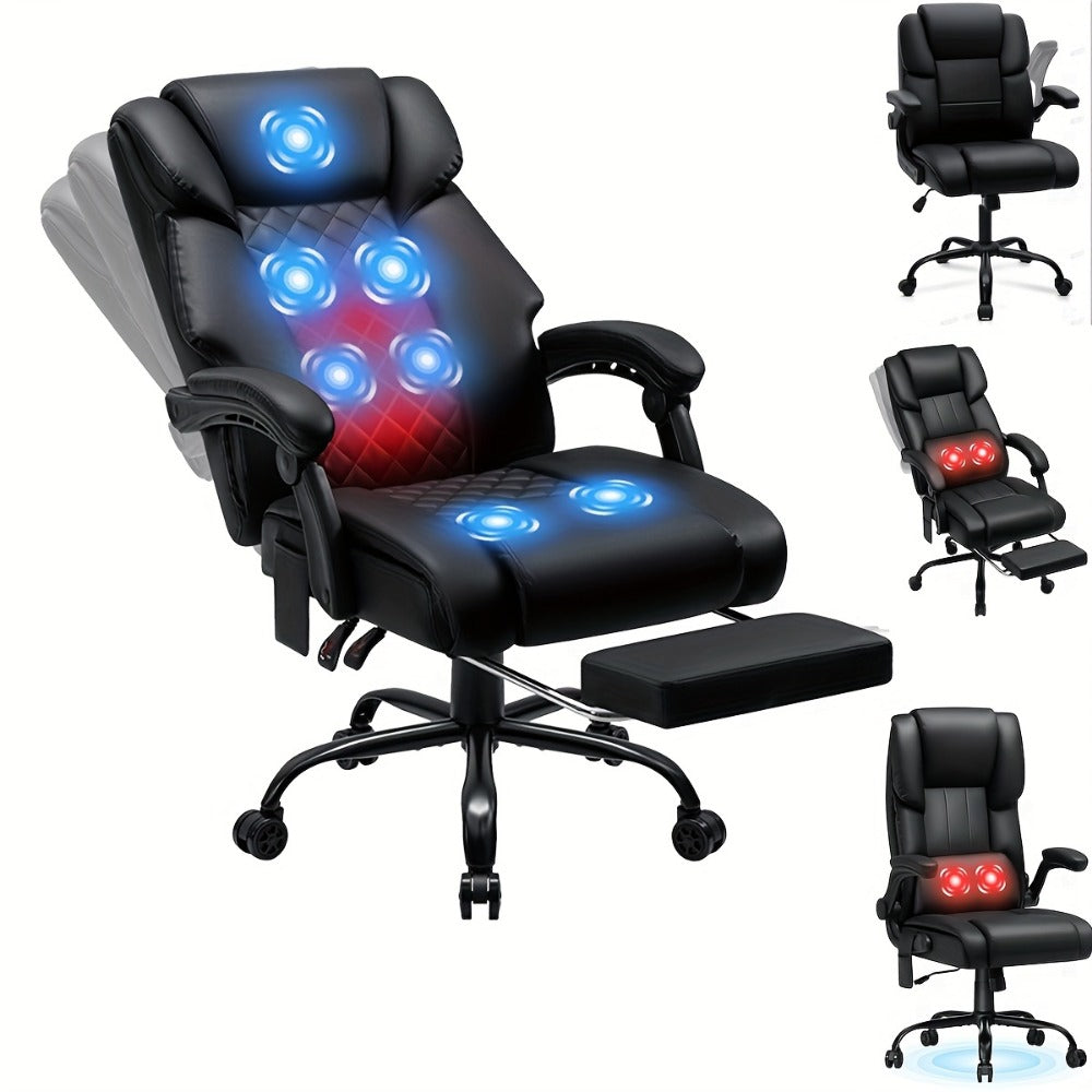 Reclining Office Chair with High Back for Comfortable Everyday Seating in Home Office detail image - detail view 6