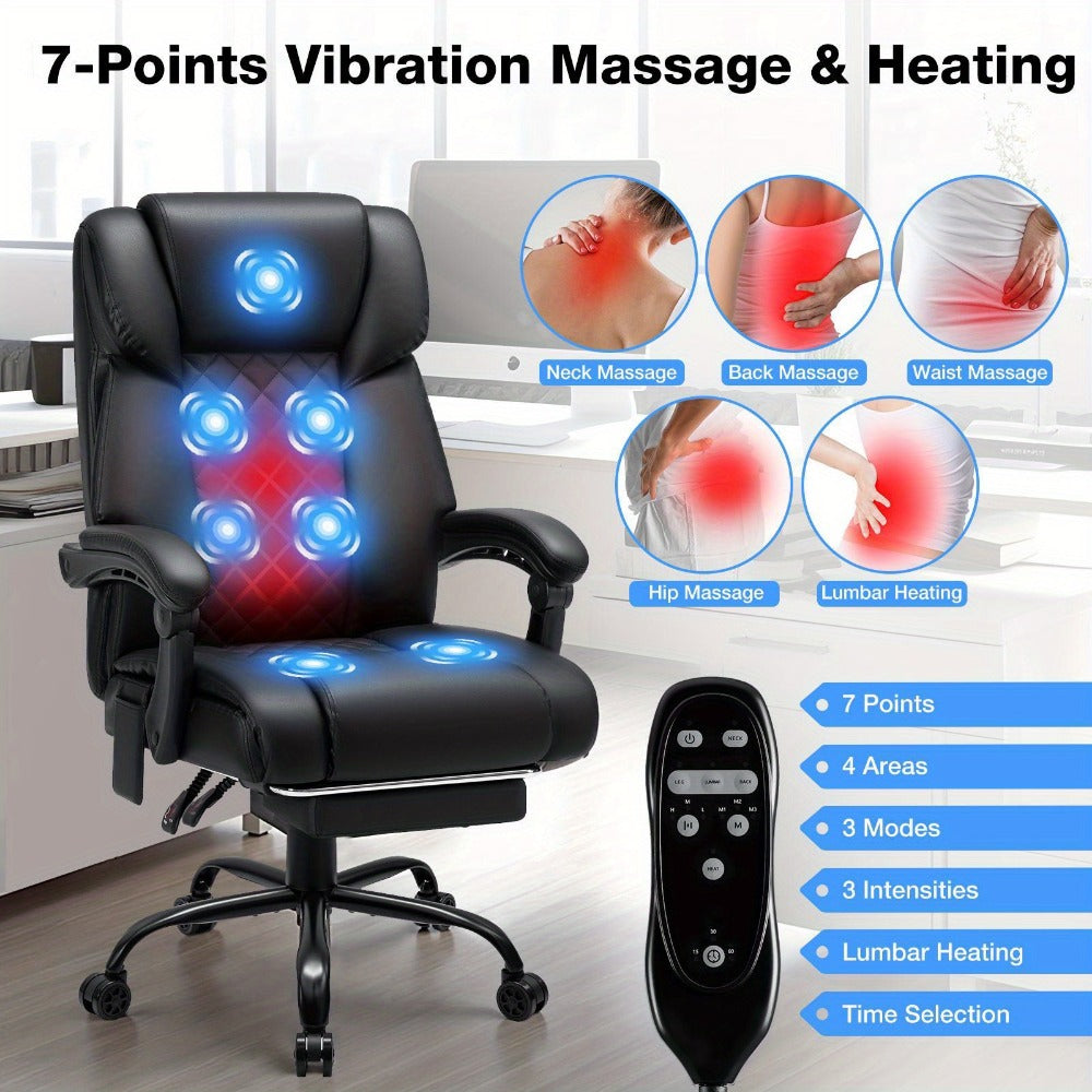 Reclining Office Chair with High Back for Comfortable Everyday Seating in Home Office detail image - detail view 8