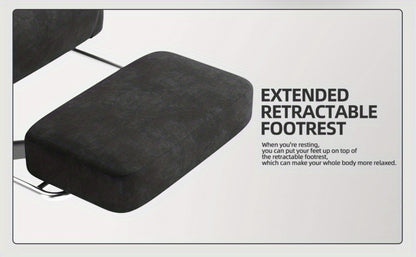 Reclining Velvet Gaming Chair, Ergonomic Video Game Chair for Home Office detail image - detail view 20