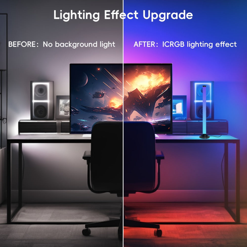 RGB Monitor Light Bars, 2-Piece USB Backlight Set with App and Remote Control detail image - detail view 10