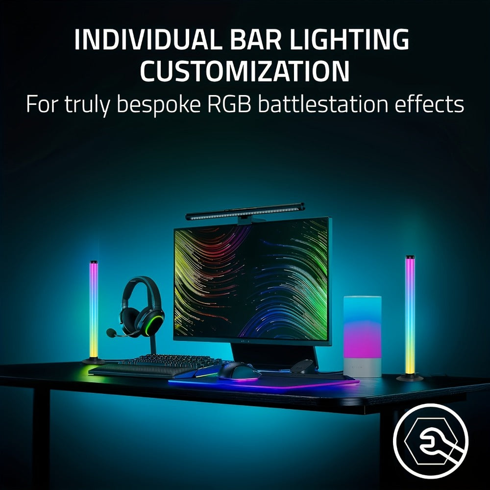 RGB Monitor Light Bars, 2-Piece USB Backlight Set with App and Remote Control detail image - detail view 15