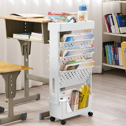 Bookshelf shown in the White option