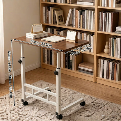 Rolling Computer Desk with Adjustable Height for Work, Display, and Everyday Use detail image - detail view 6