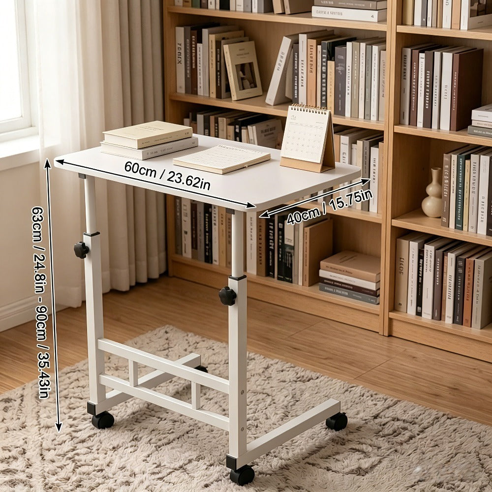 Rolling Computer Desk with Adjustable Height for Work, Display, and Everyday Use detail image - detail view 8