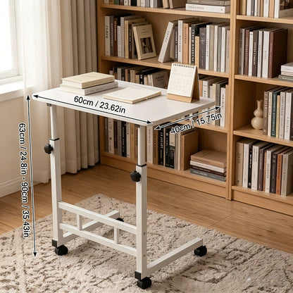 Rolling Computer Desk with Adjustable Height for Work, Display, and Everyday Use detail image - detail view 8