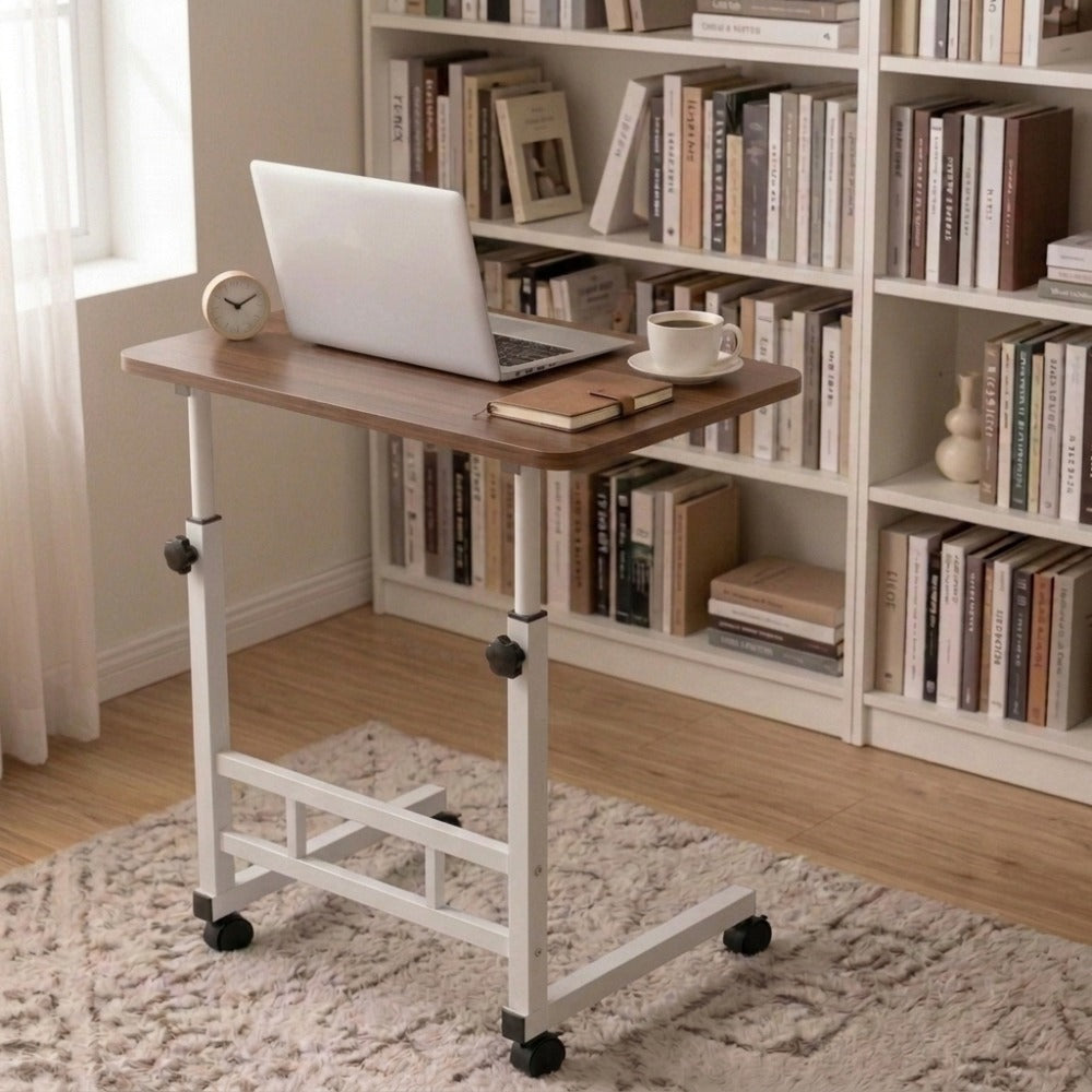Rolling Computer Desk with Adjustable Height for Work, Display, and Everyday Use detail image - detail view 9