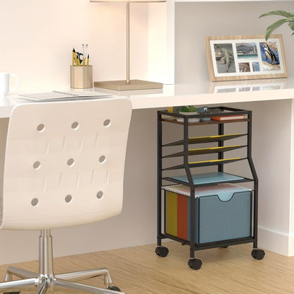 Rolling File Cart with Storage Drawers for Organized Everyday Storage in Home Office detail image - detail view 19