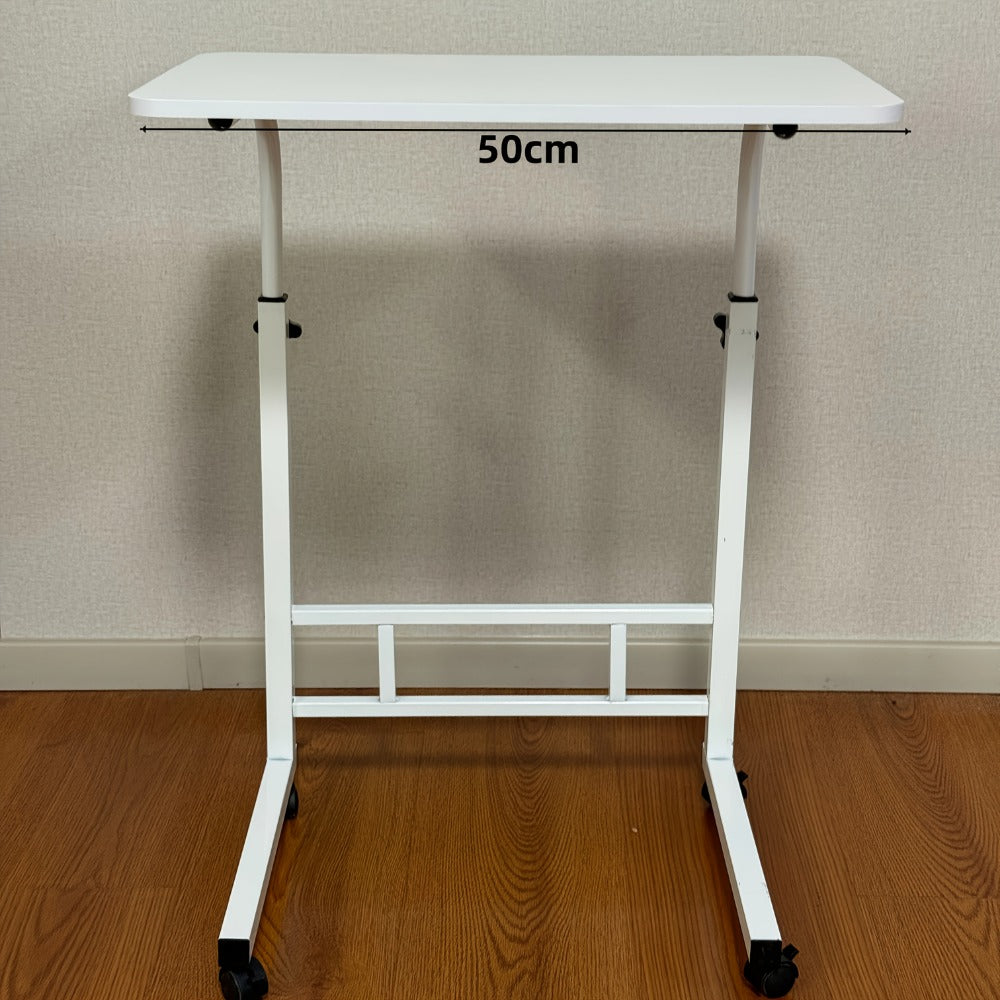 Rolling Laptop Desk with Adjustable Height and Rolling Wheels for Bedroom detail image - detail view 13