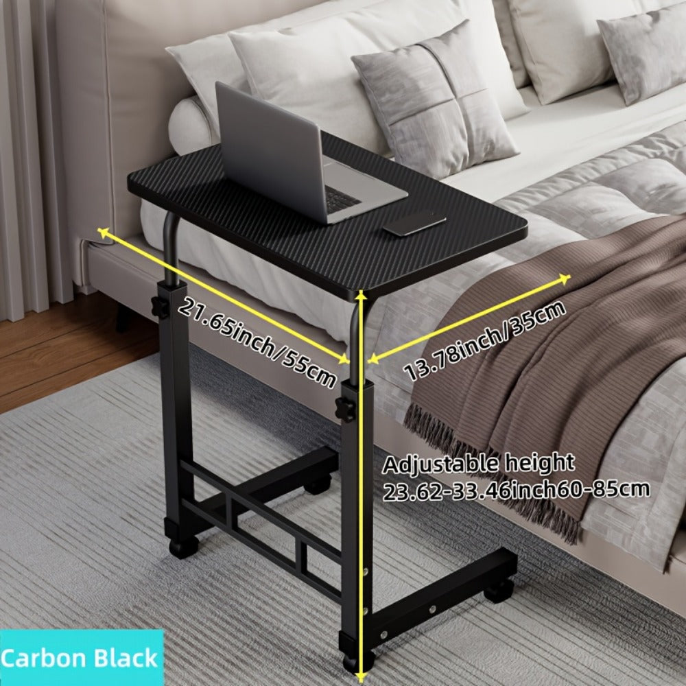 Rolling Laptop Desk with Adjustable Height and Rolling Wheels for Bedroom detail image - detail view 16
