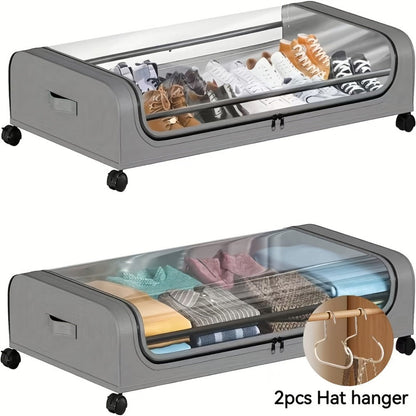 Rolling Metal Storage And Organization with Storage Drawers and Rolling Wheels for Bedroom detail image - detail view 13