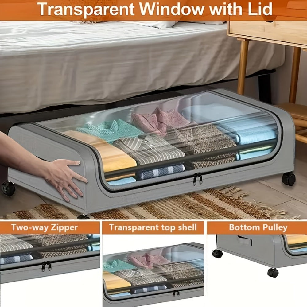 Rolling Metal Storage And Organization with Storage Drawers and Rolling Wheels for Bedroom detail image - detail view 17