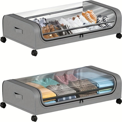Rolling Metal Storage And Organization with Storage Drawers and Rolling Wheels for Bedroom detail image - detail view 5