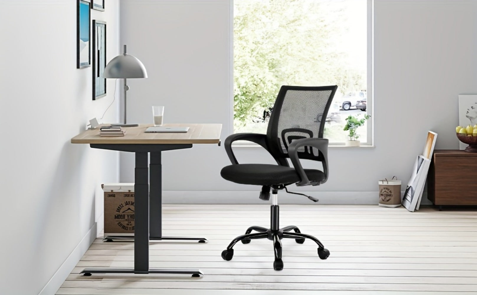 Rolling Office Chair, Home Office Task Chair for Comfortable Everyday Seating detail image - detail view 14
