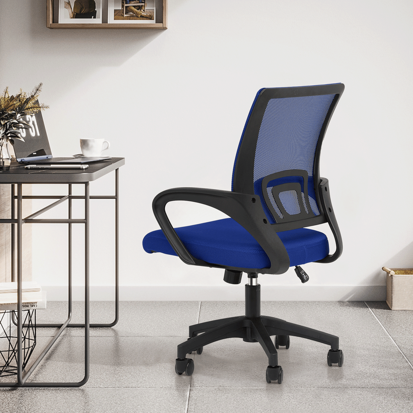 Rolling Office Chair with Armrests and Padded Seat for Home Office detail image - detail view 18